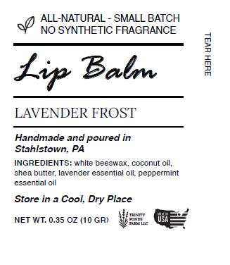 Lavender Frost Lip Balm