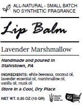 Lavender Marshmallow Lip Balm