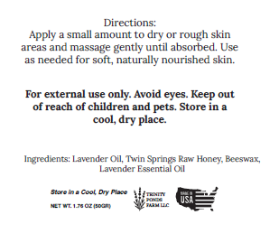 Bee-Soft Lavender Salve