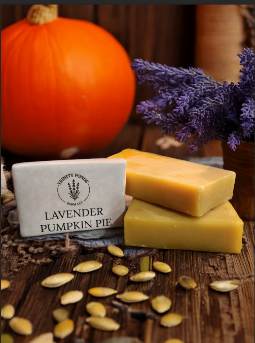 Lavender Pumpkin Pie Soap Bar
