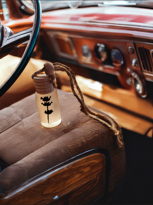 Glass & Wood Car Diffuser