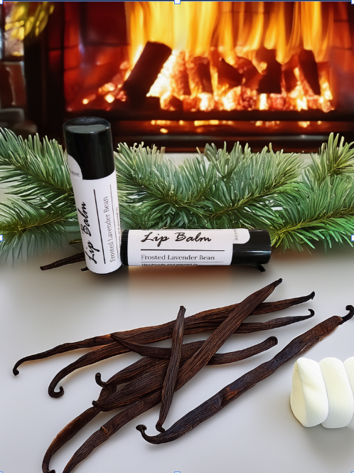 Frosted Lavender Bean Lip Balm