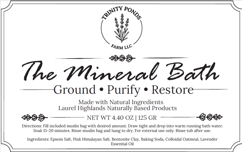 The Mineral Bath | Epsom, Bentonite Clay & Himalayan Salt Bath Soak