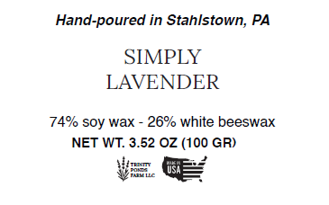 Simply Lavender Wooden Wick Candle