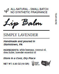 Simply Lavender Lip Balm