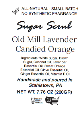 Old Mill Lavender Candied Orange Sugar Scrub