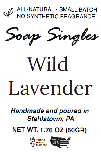 Single Serve Wild Lavender Soap - Pumpkins