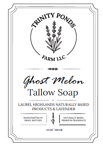Ghost Melon Soap | Watermelon Poppy Seed Soap Bar