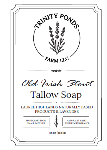Old Irish Stout Soap | Handmade Beer Soap with Oats