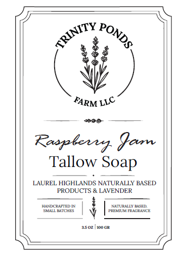 Raspberry Jam Soap | Exfoliating Poppy Seed Soap Bar