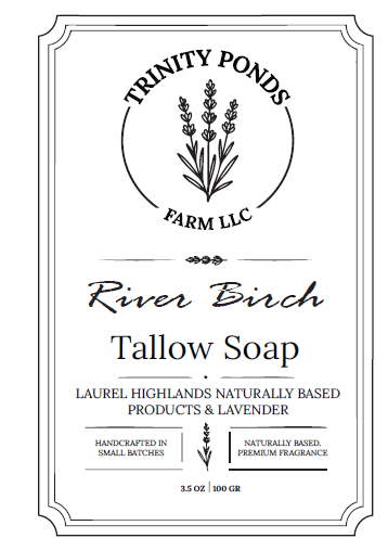 River Birch Soap | Fresh & Earthy Handmade Tallow Soap