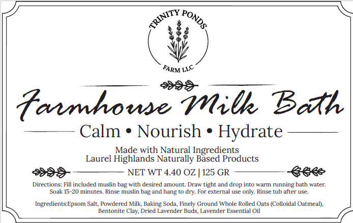 Farmhouse Milk Bath | Oat & Milk Bath Soak